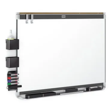 Compare Nobo EuroPlus Magnetic Whiteboard Black Trim 1831x1220mm with Nobo Prestige Magnetic Whiteboard Black Trim 900x600mm