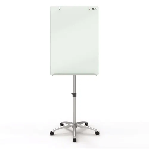 Compare Nobo Essence Tripod Melamine Whiteboard Easel with Nobo Glass Mobile Easel Brilliant White