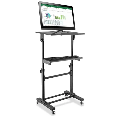 Image Techly ICA-TB TPM-4 Standing Desk, Black