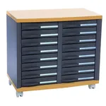 Rexel Stratis Filing Cabinet 16x55mm, 2 Columns