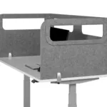BakkerElkhuizen BE Safety Screen U Acrylic Grey
