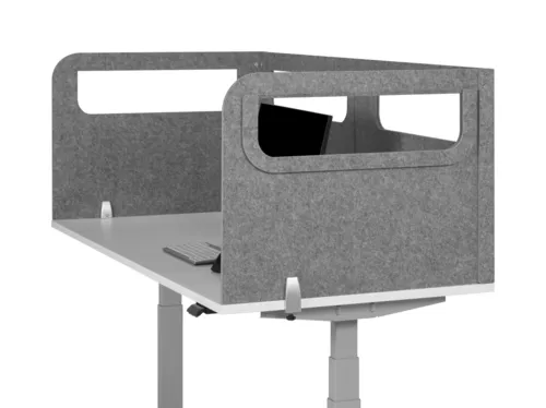 Image BakkerElkhuizen BE Safety Screen U Acrylic Light grey
