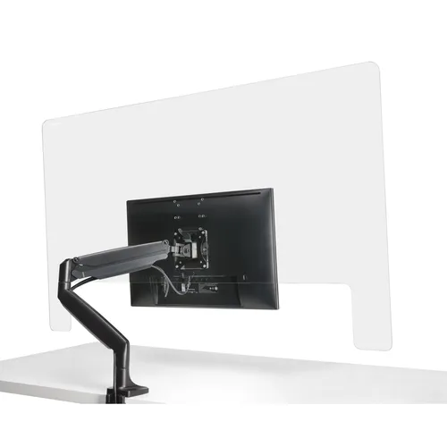 Compare Kensington KGuard™ Monitor Mounted Desk Privacy Screen with Nobo 1915510 Desk Divider 1400 x 1000 mm