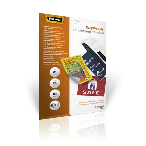 Image Fellowes Laminating Pouch, 25 Pack (Model 5601703)