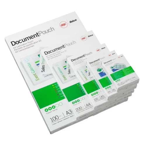 Image GBC Laminating Pouch 65x95mm 250 Micron