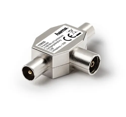Compare Hama 00116016 Coaxial Connector 75 Ohm with Hama 00179556 Coaxial Connector - Standard F-Type Male to Male