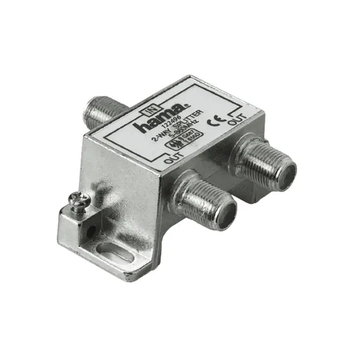 Compare Hama 00116016 Coaxial Connector 75 Ohm with Hama 75122496 Coaxial Connector (F-Type, Male to Male)