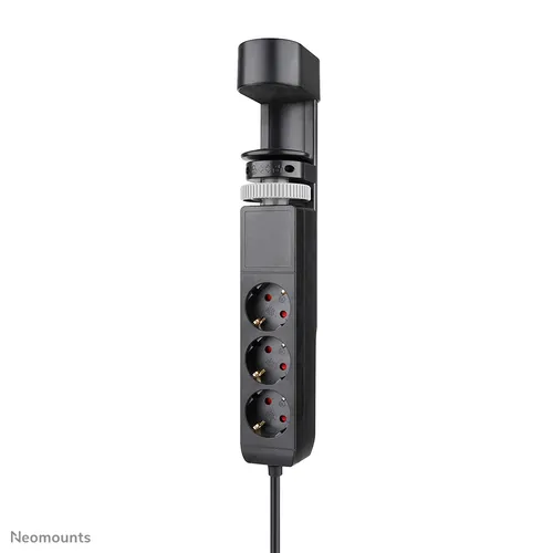 Neomounts DS22-840BL6 Desk Power Strip with Clamp, 2x AC Outlets, 1x USB-C PD, 1x USB-A QC, 1.5m Cable
