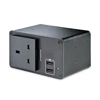 StarTech.com Conference Table Power Outlet Module - Integrated Power and USB Charging Solution