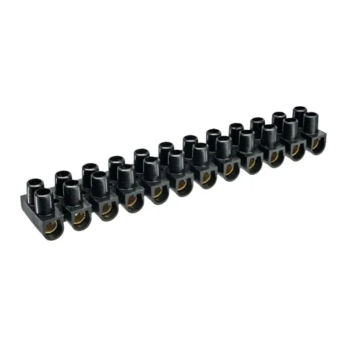 این‌لاین 12-Port Terminal Strip, 6mm², Black