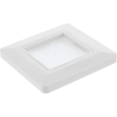 InLine Wall Frame with Brush Pass for TV, White RAL9010