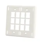 Legrand HDJ 6-Port Double-Gang Faceplate