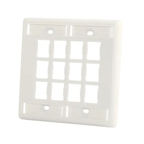 Legrand HDJ 6-Port Double-Gang Faceplate