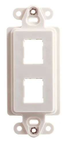 Legrand HDJ 2-Port Rectangular Frame - Keystone Accessory