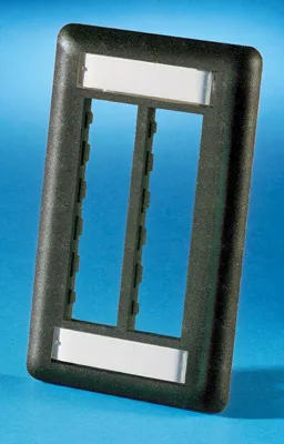 Image Legrand TracJack Faceplate, Keystone Accessory, Plastic, White