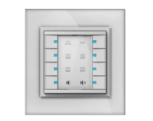Vivolink VLCP8B Push-button Panel, 8 Modules, 8 Buttons