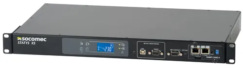 Compare APC STS100 Static Transfer Switch - 100A, 208V, 50/60Hz with Socomec STATYS XS Automatic Transfer Switch 16A, 2-Pole, 2-Wire, 230V
