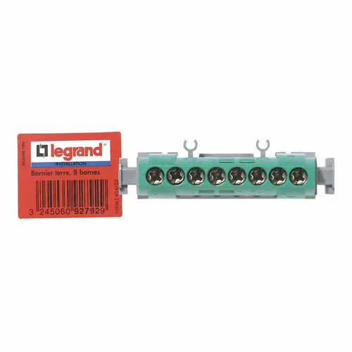 Legrand 092792 Grounding Hardware - Metal & Plastic (Black/Grey)