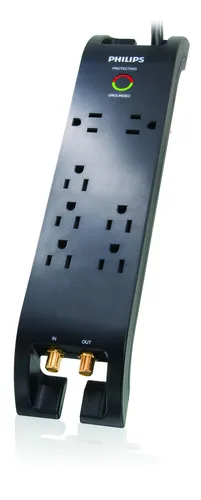 Image Philips SPP5074B/17 5-Outlet Surge Protector