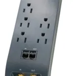 Philips SPP4075B/17 4-Outlet Surge Protector with 750 Joules Protection