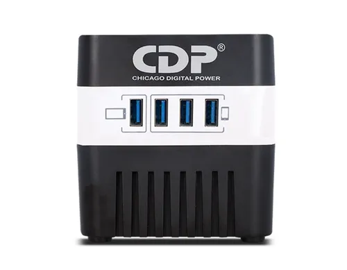 Compare APC LE600I Voltage Regulator, 4 AC Outlets, 230V, Beige/Grey with CDP RU-AVR604i Automatic Voltage Regulator 600VA/300W, 4 Outlets