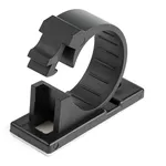 StarTech.com 100-Pack Black Nylon UL/94V-2 Adhesive Cable Management Clips