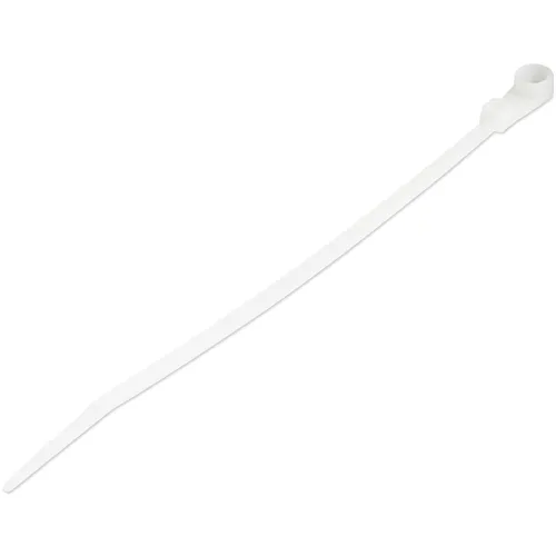 StarTech.com 6" (15cm) Cable Ties with Mounting Hole, 3mm Wide (Pack of 100)