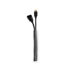 Multibrackets M Universal Self-Wrapping Cable Sock, 10mm Diameter, Black, 25m Length
