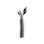 Multibrackets M Universal Self-Wrapping Cable Sock, 25mm Diameter, 25m Length, Black