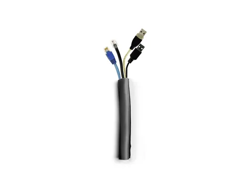 Image Multibrackets M Universal Self-Wrapping Cable Sock, 25mm Diameter, 25m Length, Black