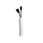 Multibrackets Universal Self-Wrapping Cable Sleeve, 10mm Diameter, 25m Length, White
