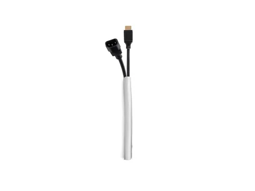 Image Multibrackets Universal Self-Wrapping Cable Sleeve, 10mm Diameter, 25m Length, Silver