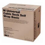 Multibrackets Universal Self-Wrapping Basic Cable Sleeve - 19mm Diameter, 50m Length, Black