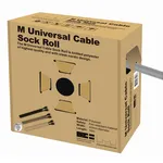 Multibrackets Universal Cable Sleeve Roll, Silver, 40mm Width, 50m Length