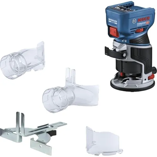 Image Bosch GKF 18V-8 Cordless Brushless Wood Router (Bare Tool)