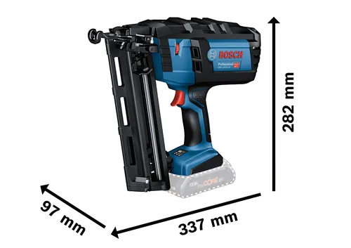 Compare Bosch 0601481000 Cordless Nailer with Bosch GNH 18V-50 M Professional Cordless Nailer - 18V Brushless, 50mm Nail Capacity