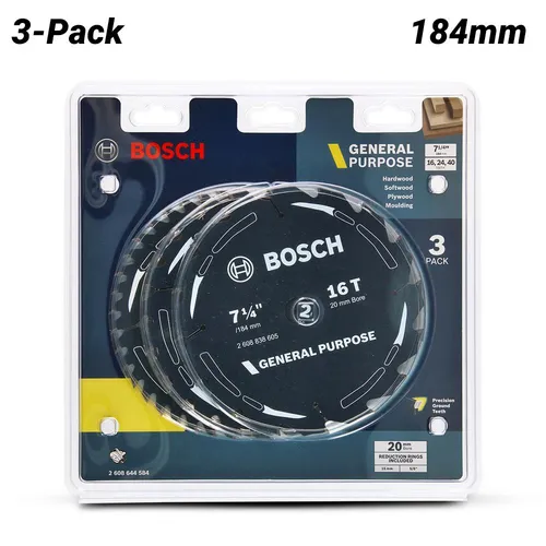 Image Bosch 2 608 644 373 Circular Saw Blade, 160mm Diameter, 1 Piece