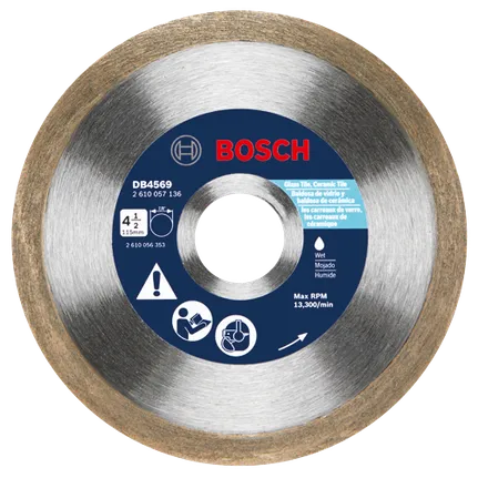Image Bosch Continuous Rim Diamond Blade 2 608 619 258, 11.5 cm Diameter