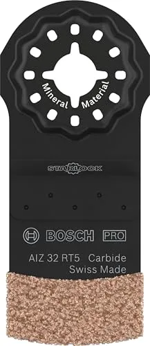 Image Bosch AIZ 32 RT5 Multi-Tool Blade - Carbide Cutting for Tough Materials