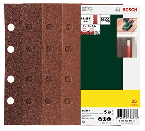 Bosch 5-Piece Sanding Sheet Set for Random Orbit Sanders