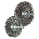 Bosch 2608622130 Wire Brush, 8 cm Diameter, for Metal Cleaning