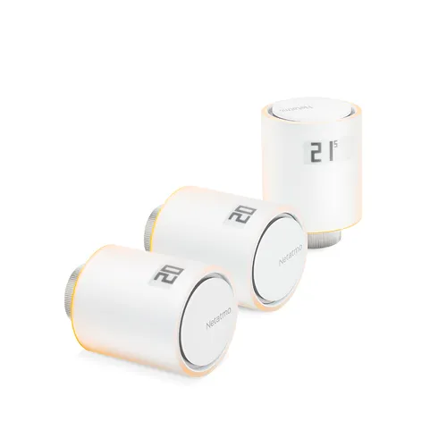 Image Netatmo Pack: 3 Additional Smart Radiator Valves (Thermostatic)