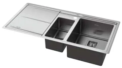 Whirlpool FS 1051 IXL/LH Stainless Steel Kitchen Sink