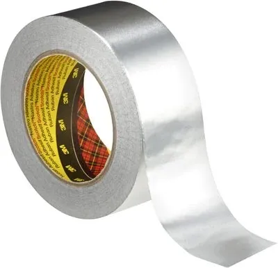 Image 3M 14365050 50m Aluminium Pipe Duct Tape, Silver, Indoor/Outdoor
