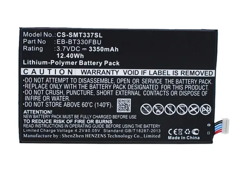 Image CoreParts MBXTAB-BA096 Industrial Rechargeable Battery