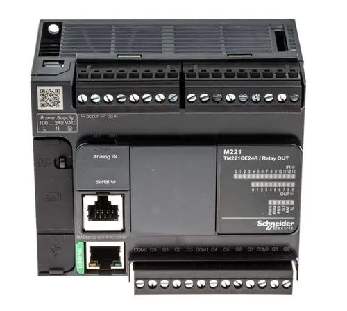 Image Schneider Electric TM221CE24U Modicon M221 Programmable Logic Controller (PLC) - 24 I/O, 24VDC
