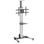 StarTech.com TV Cart - Height Adjustable, Lockable Wheels