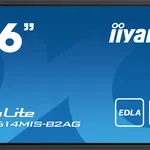 iiyama TE8614MIS-B2AG-STD 86-inch 4K UHD Interactive Digital Signage Display