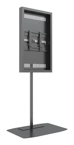 Compare Ergonomic Solutions SpacePole Single Outdoor Display Enclosure with Multibrackets M Pro Series 46" Single Pole Floorstand Display Enclosure