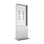 Multibrackets M Pro Series 55" Totem Floorstand Display Enclosure, Covered White